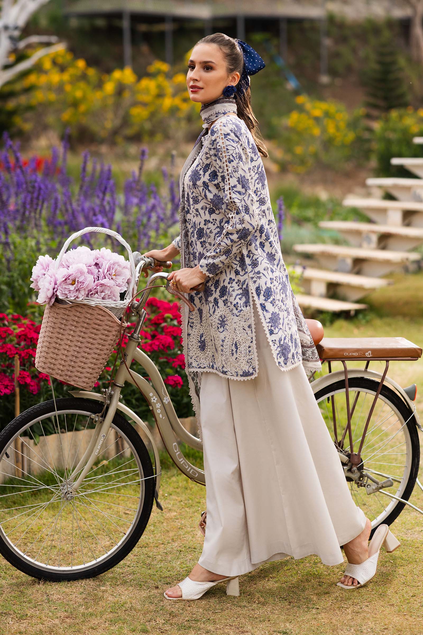 Maria B | Eid Collection 26 | 3 Piece Embroidered Raw Silk Suit