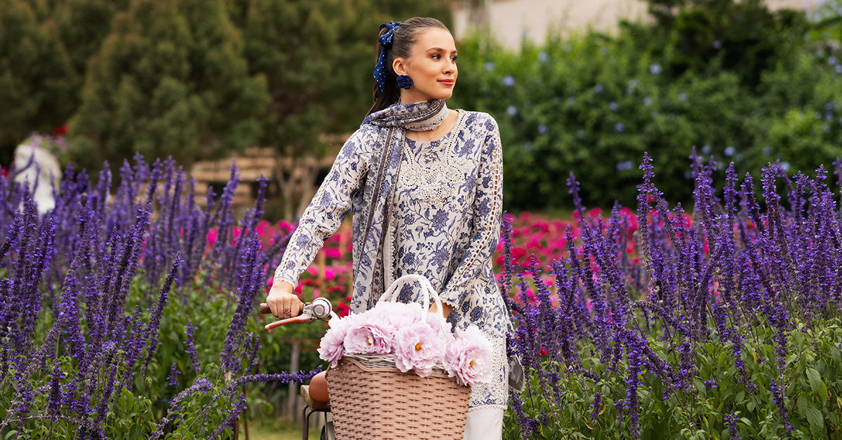 Maria B | Eid Collection 26 | 3 Piece Embroidered Raw Silk Suit