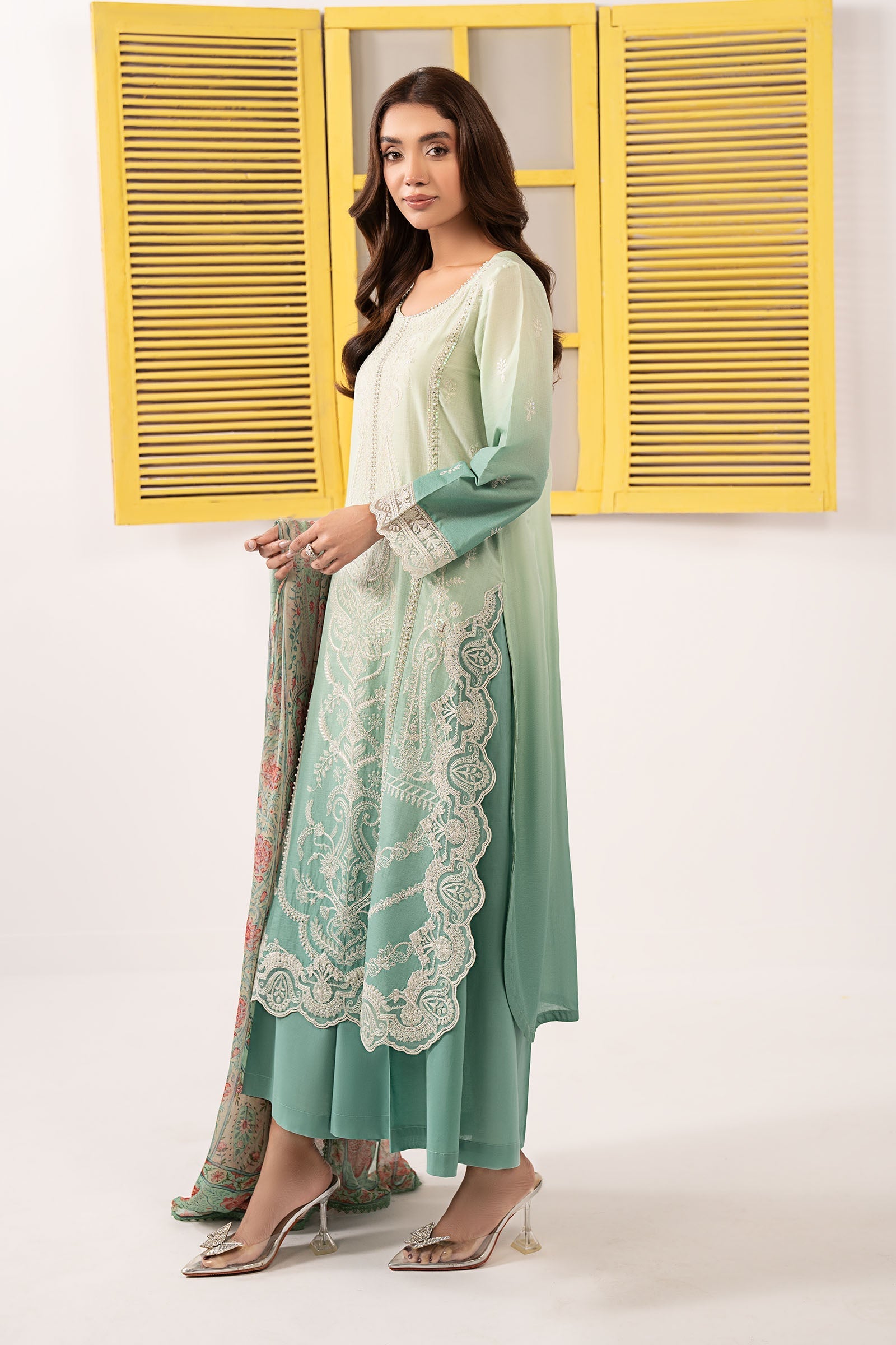 Maria B | Eid Collection 26 | 3 Piece Embroidered Dobby Lawn Suit