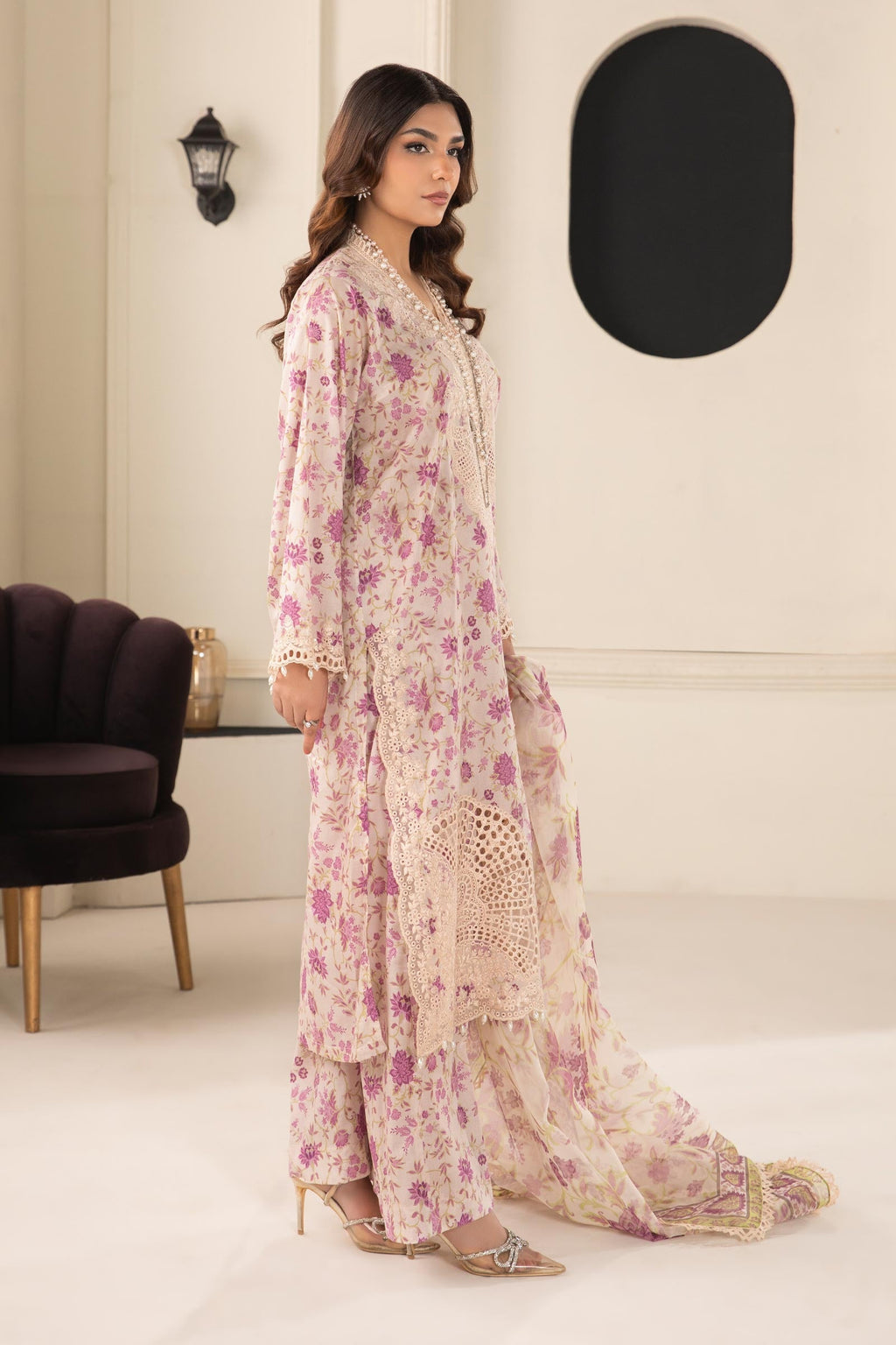 Maria B | Eid Collection 26 | 3 Piece Embroidered Lawn Suit