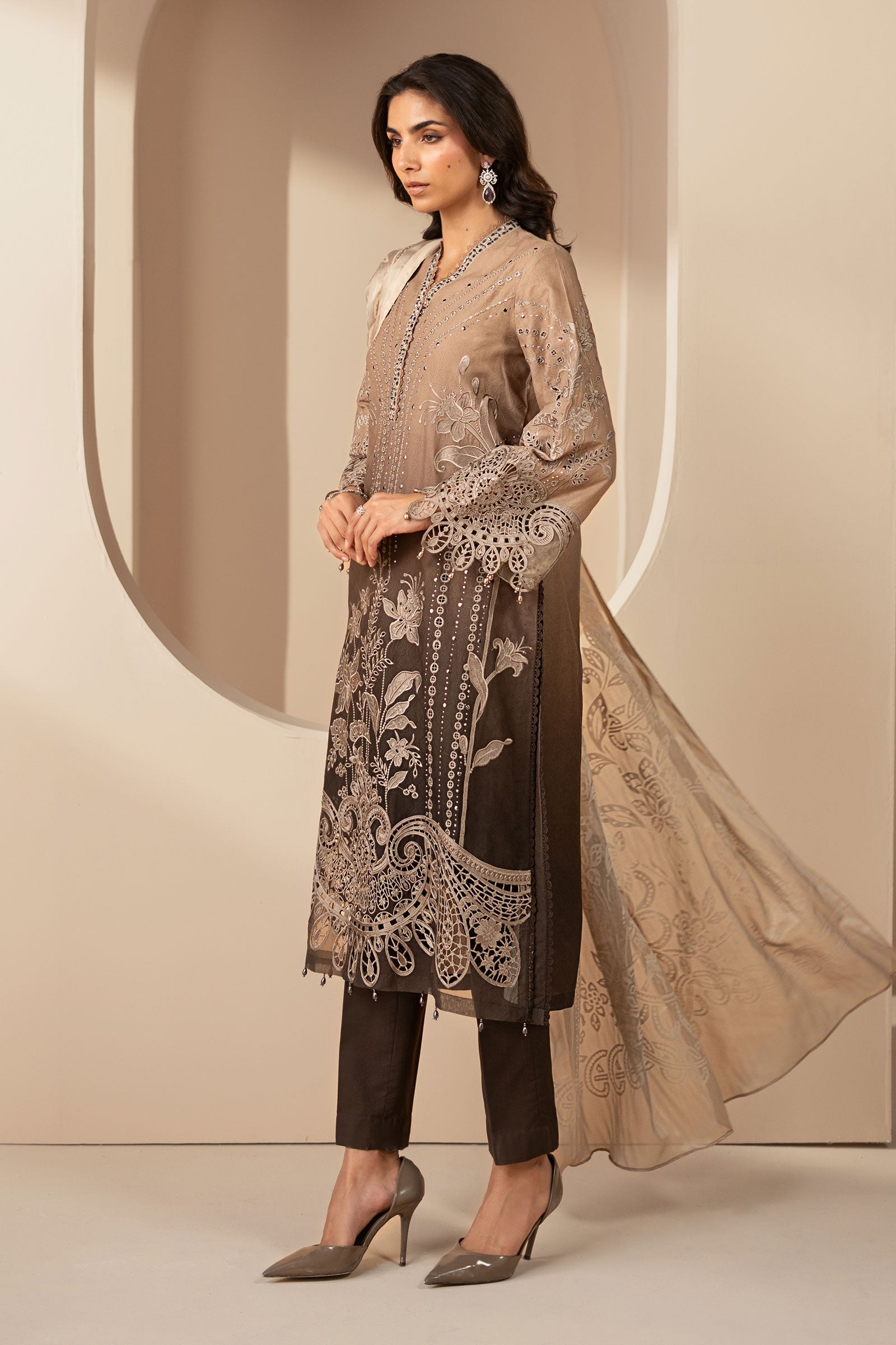 Maria B | Eid Collection 26 | 3 Piece Embroidered Jacquard Lawn Suit