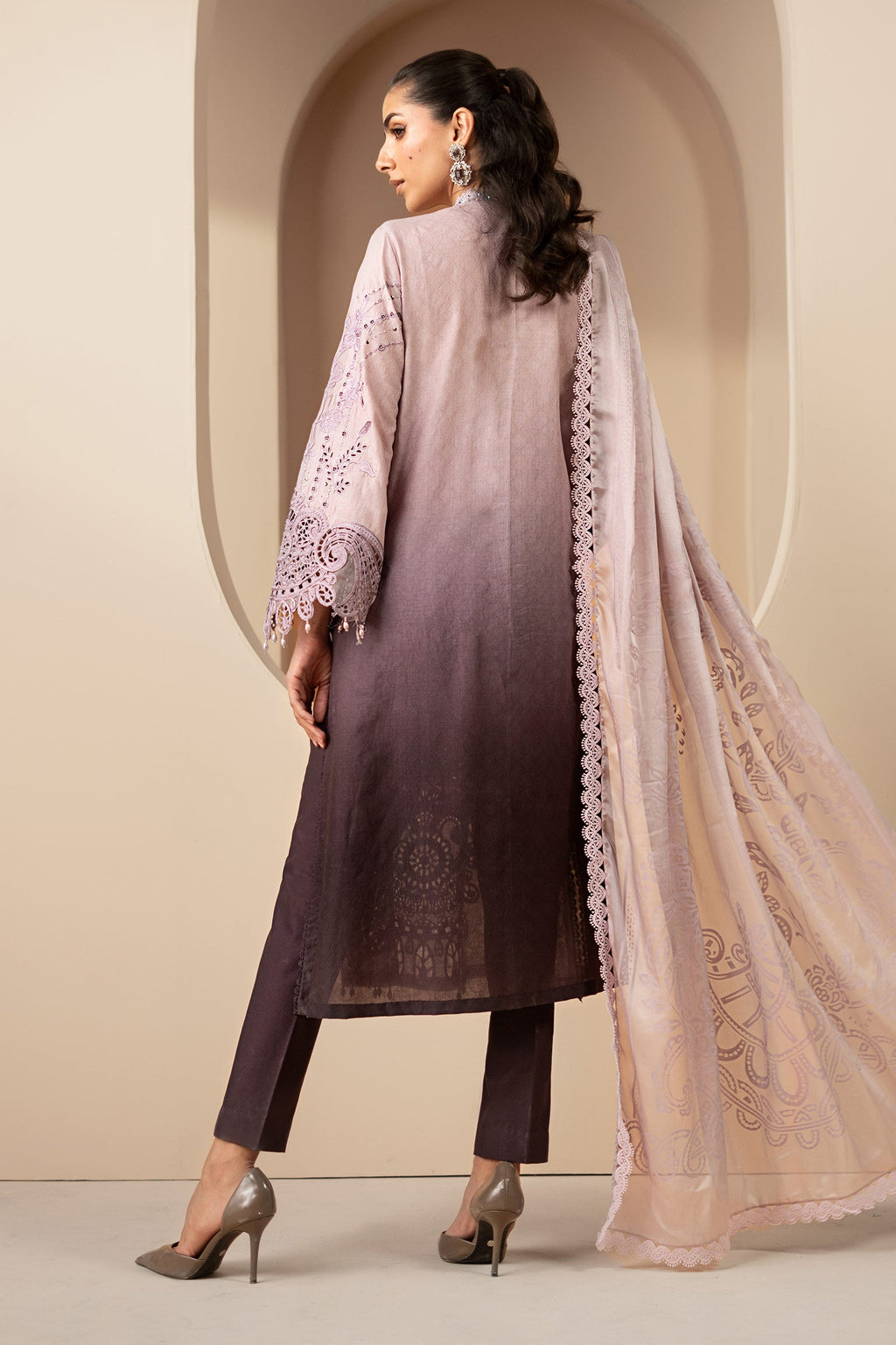 Maria B | Eid Collection 26 | 3 Piece Embroidered Jacquard Lawn Suit