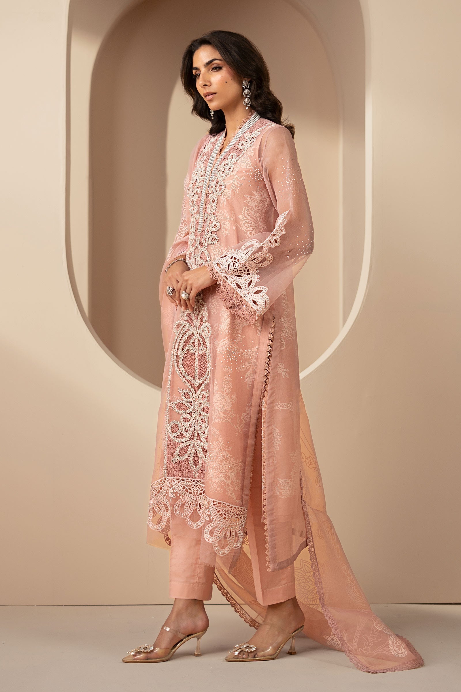 Maria B | Eid Collection 26 | 3 Piece Embroidered Organza Suit
