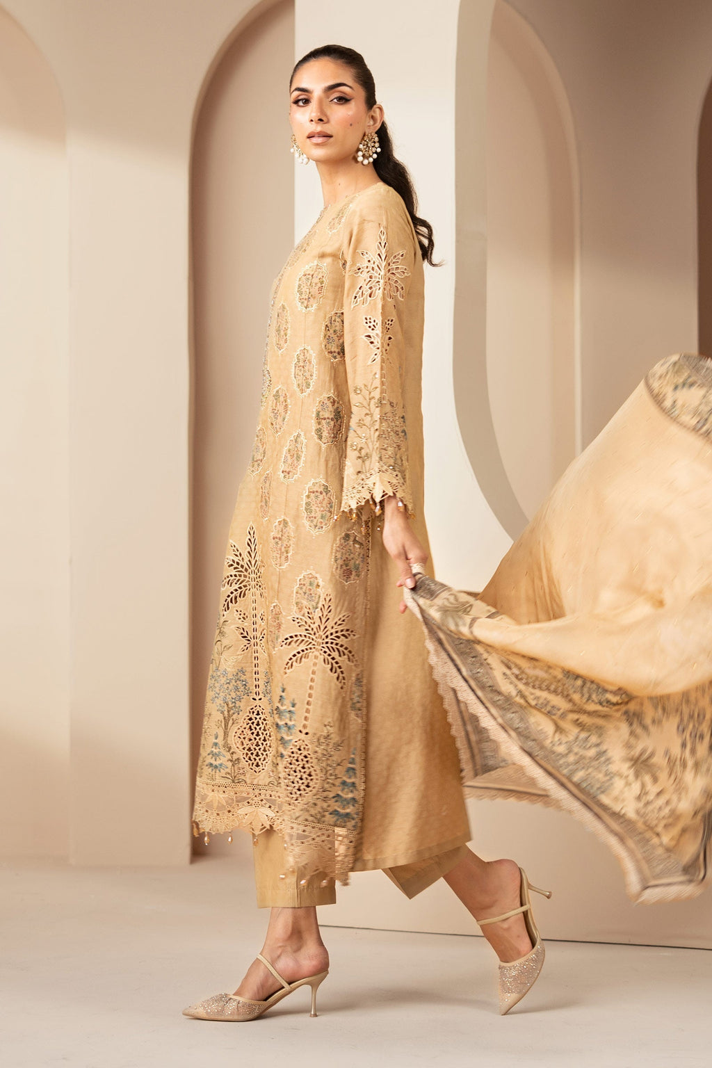 Maria B | Eid Collection 26 | 3 Piece Embroidered Jacquard Lawn Suit