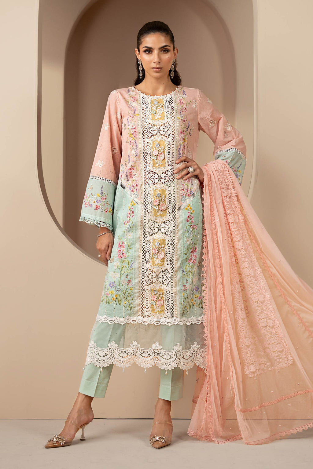 Maria B | Eid Collection 26 | 3 Piece Embroidered Lawn Suit