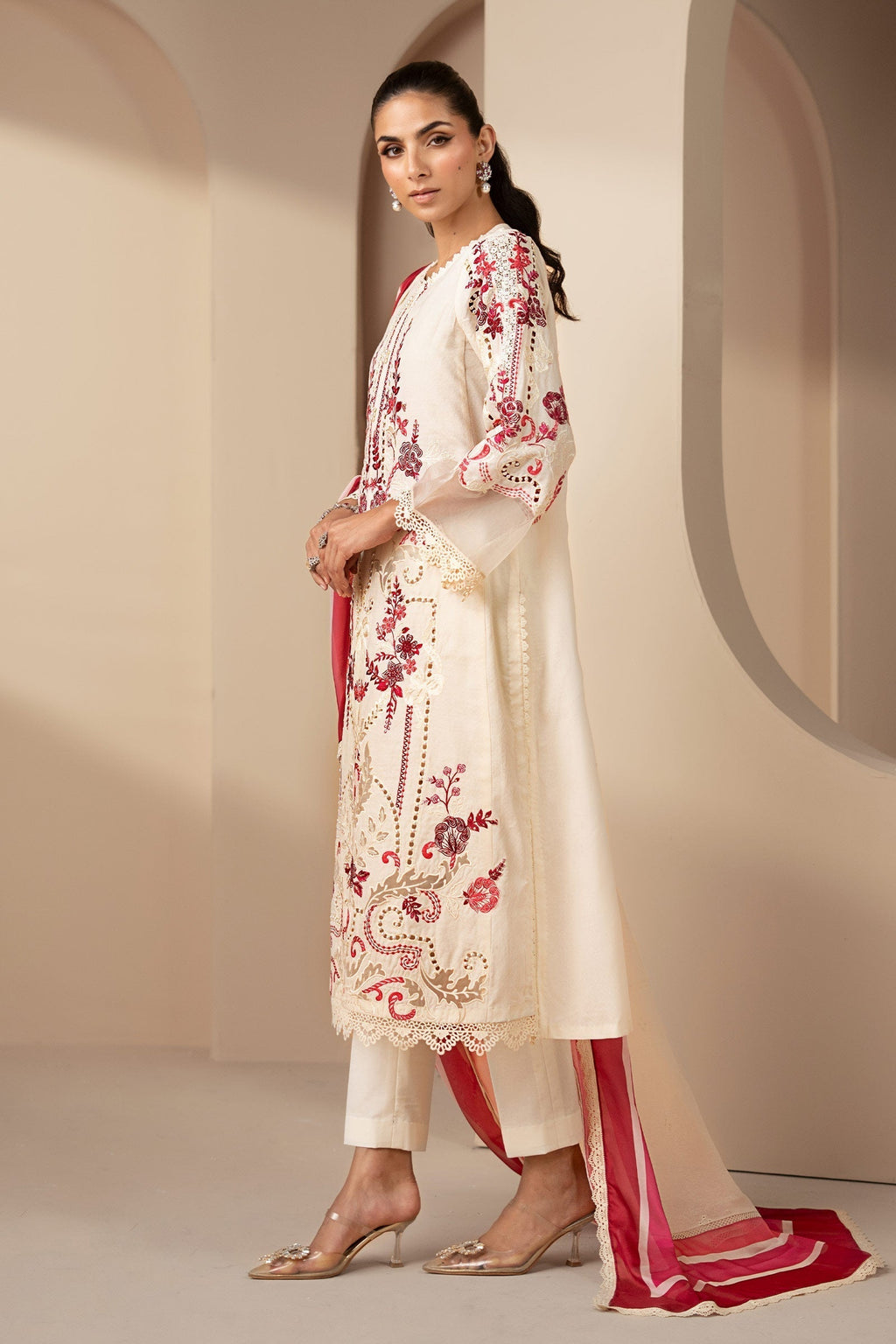 Maria B | Eid Collection 26 | 3 Piece Embroidered Jacquard Lawn Suit