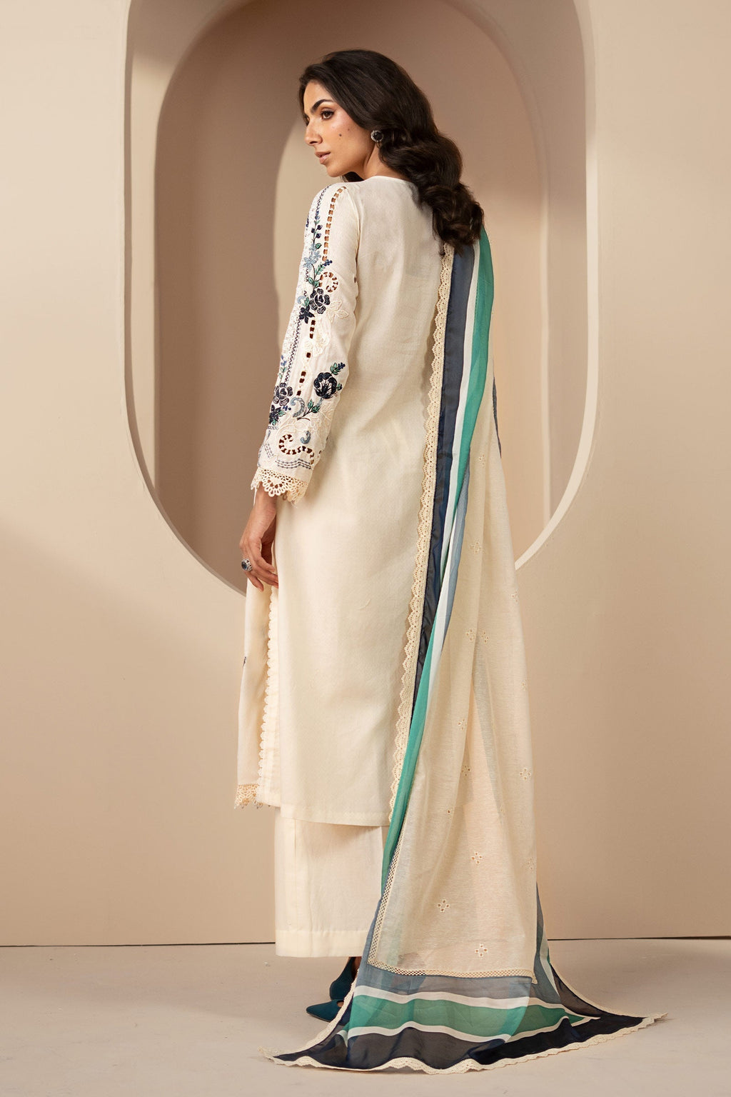 Maria B | Eid Collection 26 | 3 Piece Embroidered Jacquard Lawn Suit