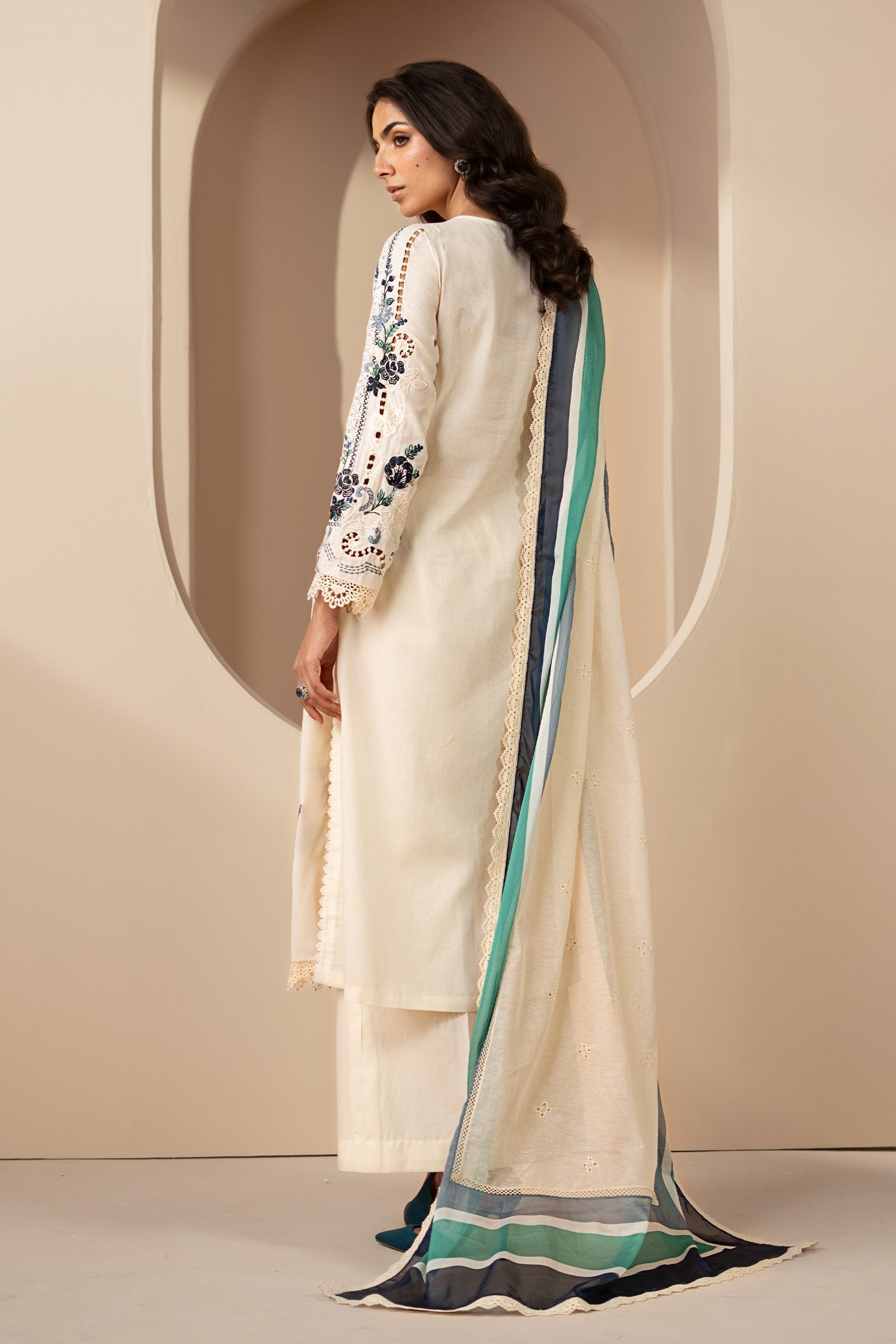 Maria B | Eid Collection 26 | 3 Piece Embroidered Jacquard Lawn Suit