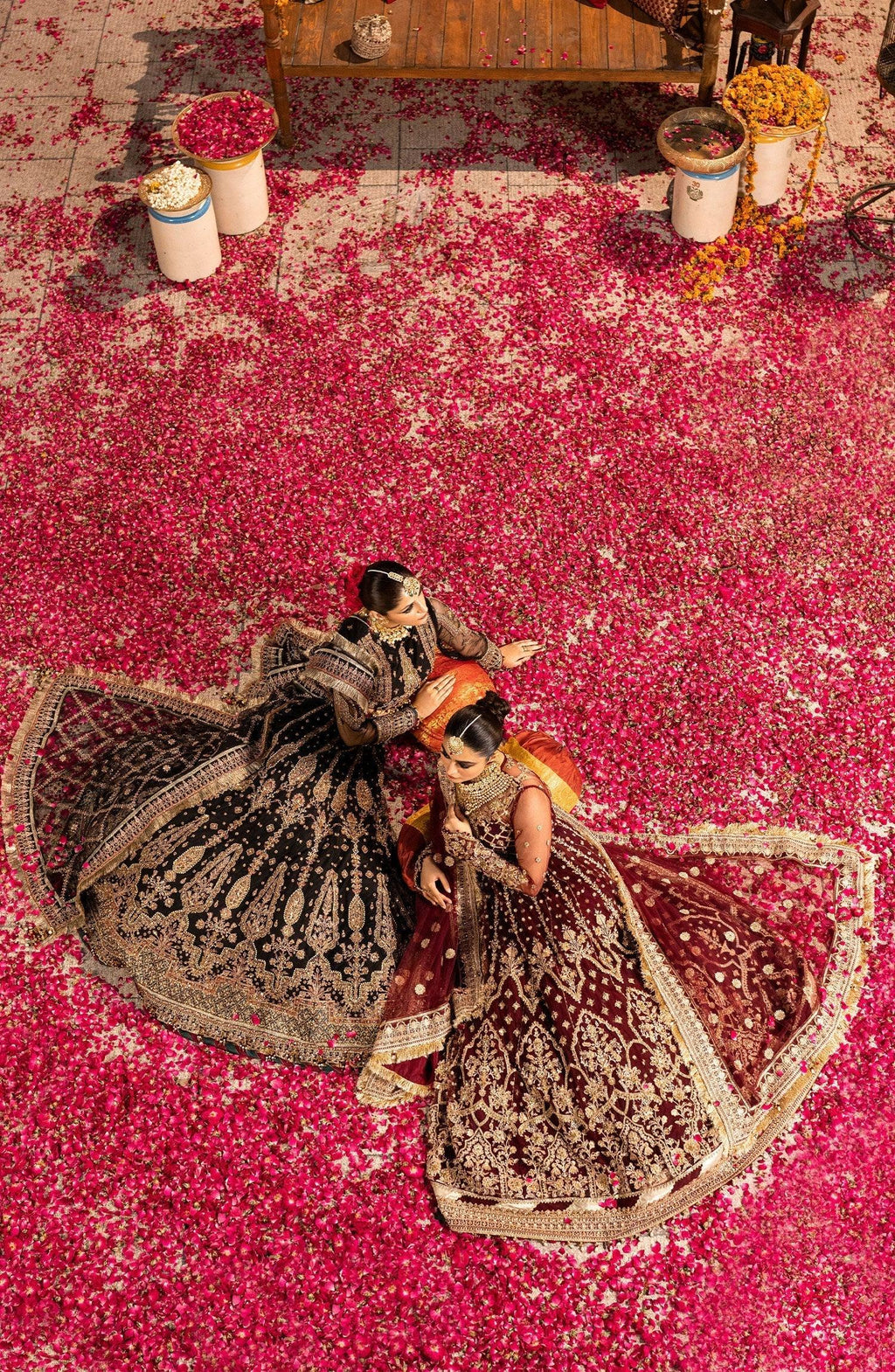 Zarin by Eleshia Embroidered Net 3Pc Suit D-10 Avyanna - House Of Anaya