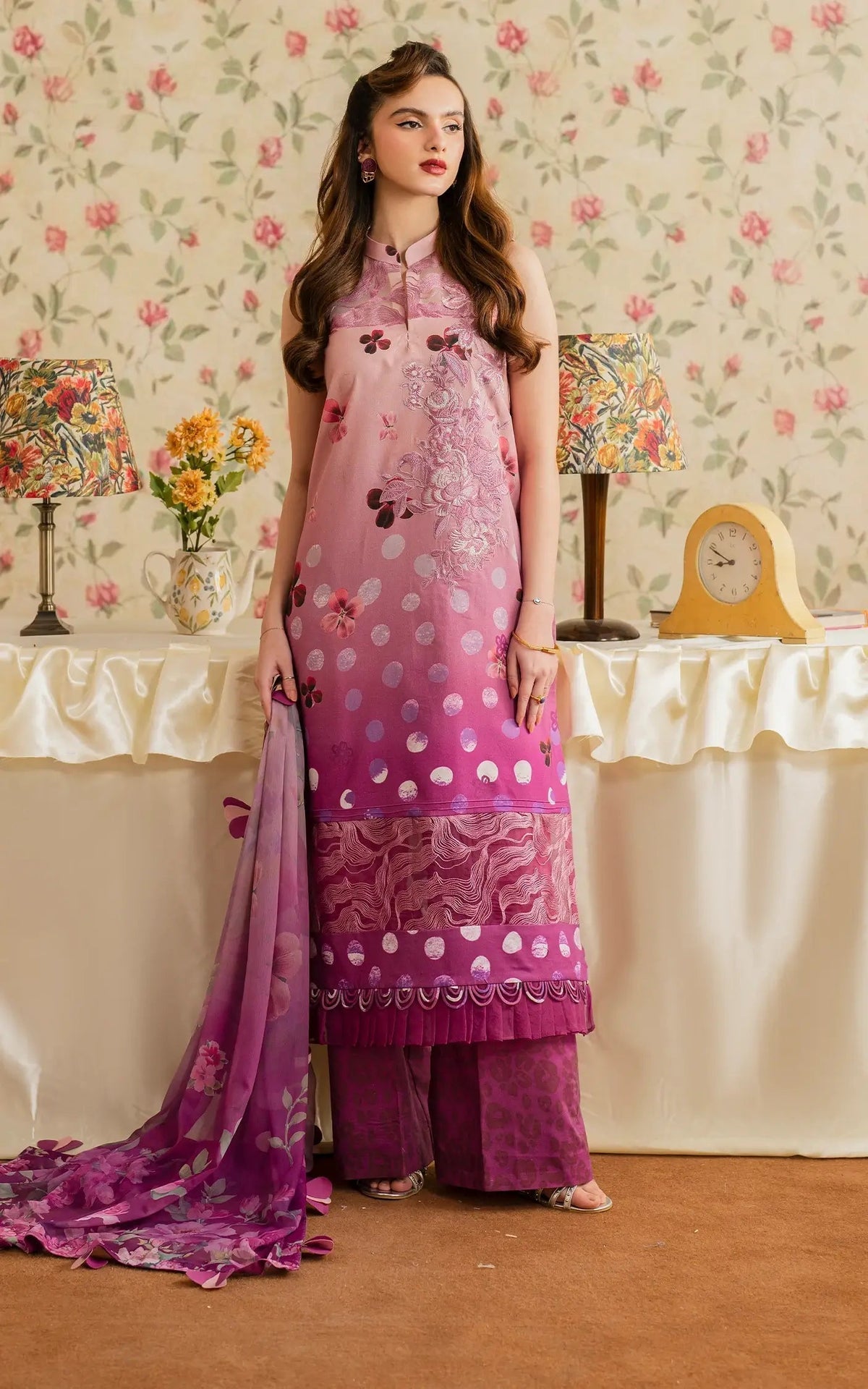 Asifa and Nabeel | Meraki Vintage 25 | Dosti (MVL25-11) - House Of Anaya