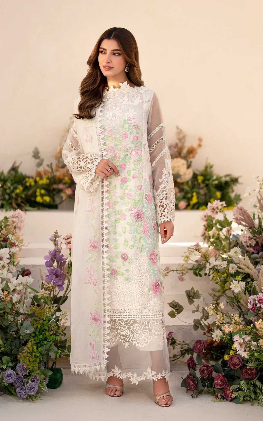 Asifa and Nabeel | Azalia Summer 25 | Dove (AZL25-03) - Riwayat-e-Khas