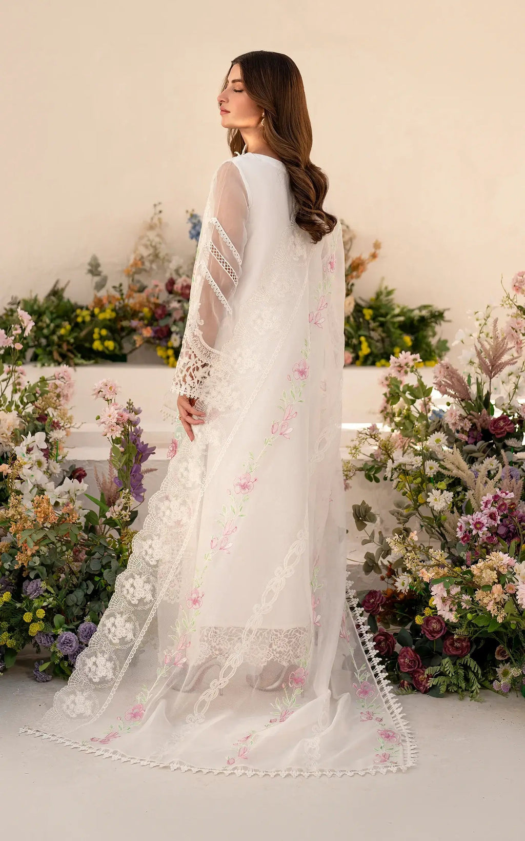 Asifa and Nabeel | Azalia Summer 25 | Dove (AZL25-03) - House Of Anaya