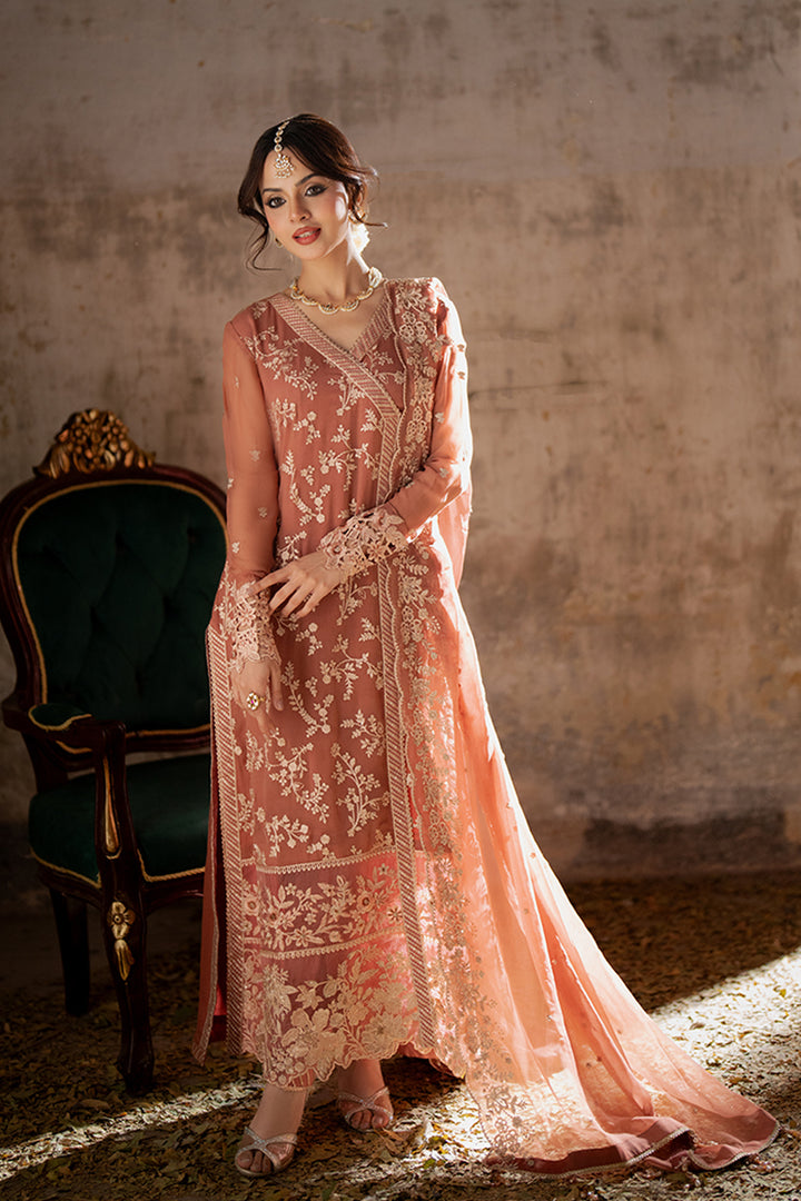 Azure | Ensembles Embroidered Formals | Dusky Bloom - Riwayat-e-Khas