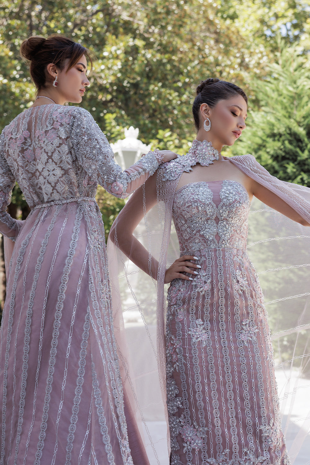Lumiere By Saira Rizwan Embroidered Organza 3Pc Suit SR-01 - Riwayat-e-khas