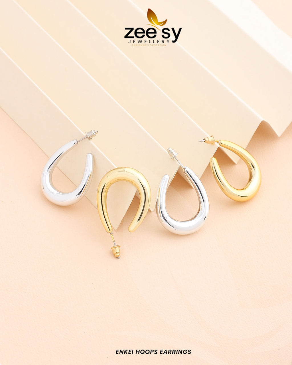 Enkei Hoops Earrings - Libasekhas