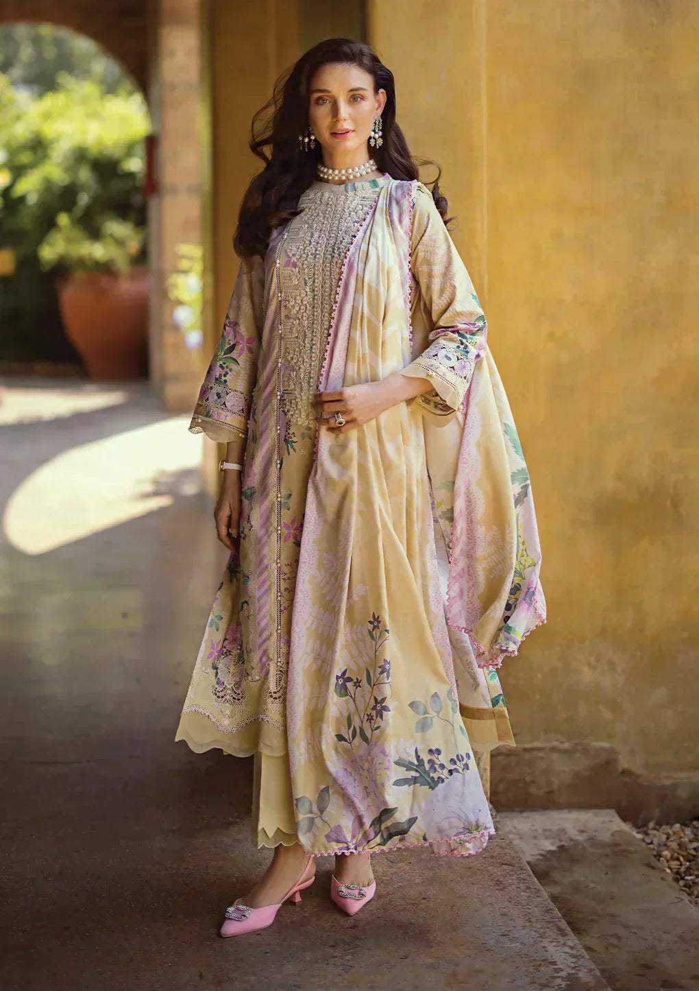 Elaf Premium | Print Chikankari 24 | ECT-04A TWINKLE - House Of Anaya