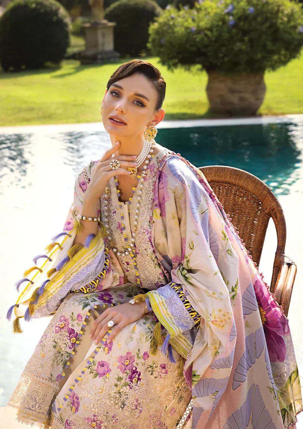 Elaf Premium | Print Chikankari 24 | ECT-06A RIVERDALE - House Of Anaya