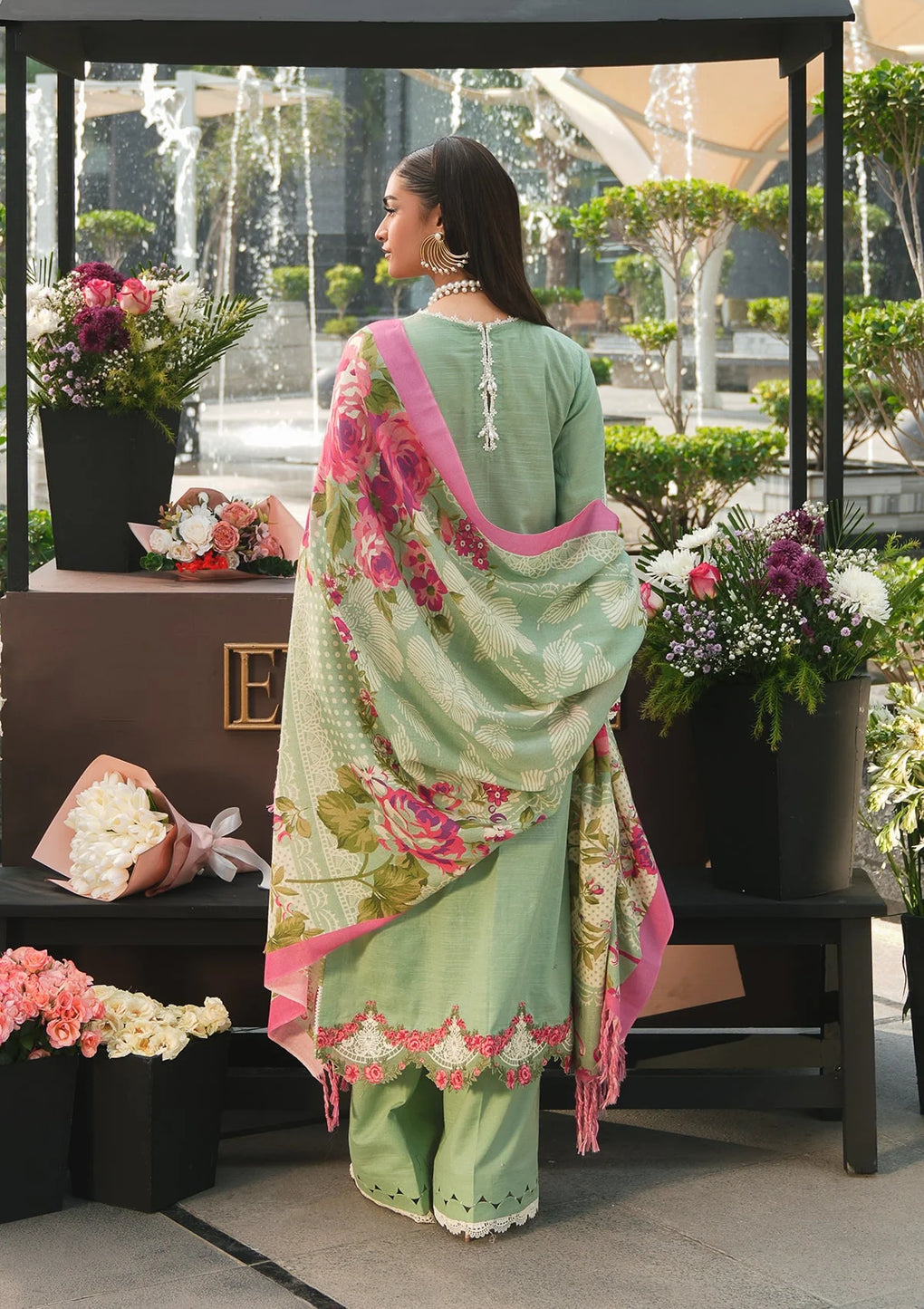 Elaf Premium | Winter Pashmina Shawl Collection | EPW-7A Passionate Dance - House Of Anaya