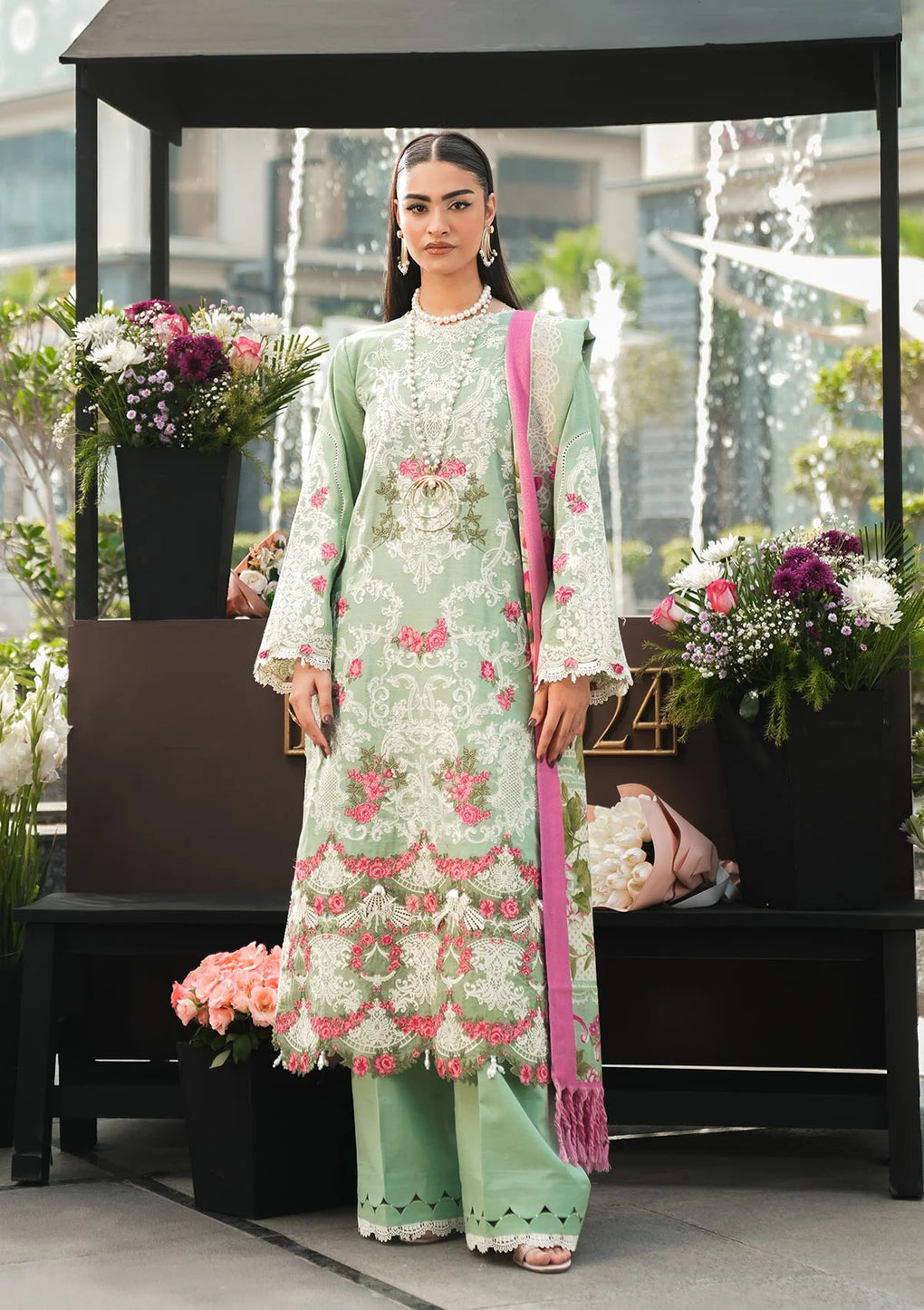 Elaf Premium | Winter Pashmina Shawl Collection | EPW-7A Passionate Dance - House Of Anaya