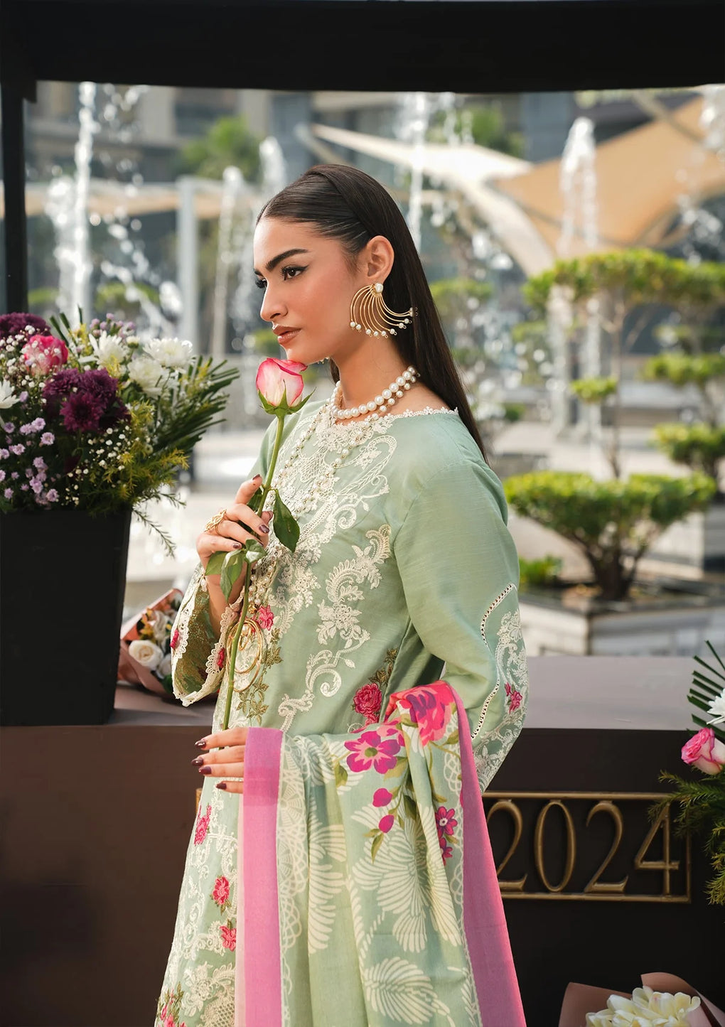 Elaf Premium | Winter Pashmina Shawl Collection | EPW-7A Passionate Dance - House Of Anaya