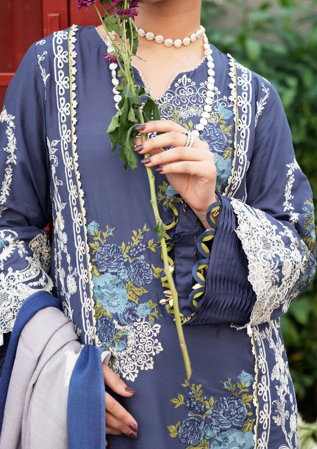 Elaf Premium | Winter Pashmina Shawl Collection | EPW-4A Secret Serenade - House Of Anaya