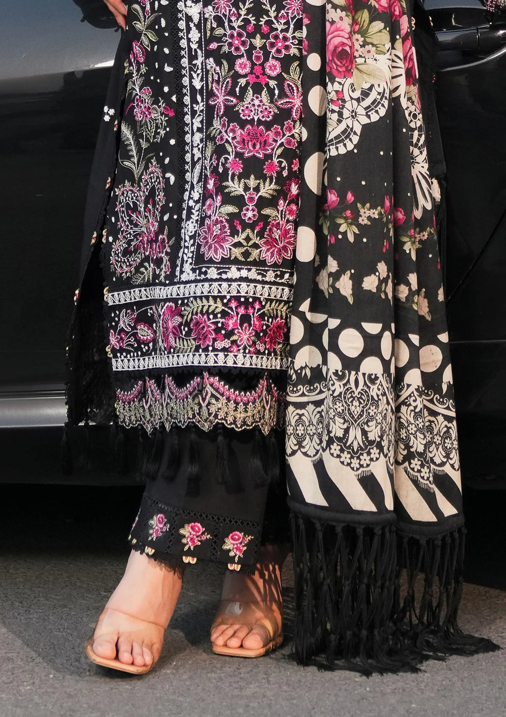 Elaf Premium | Winter Pashmina Shawl Collection | EPW-8B Boundless Dreams - House Of Anaya