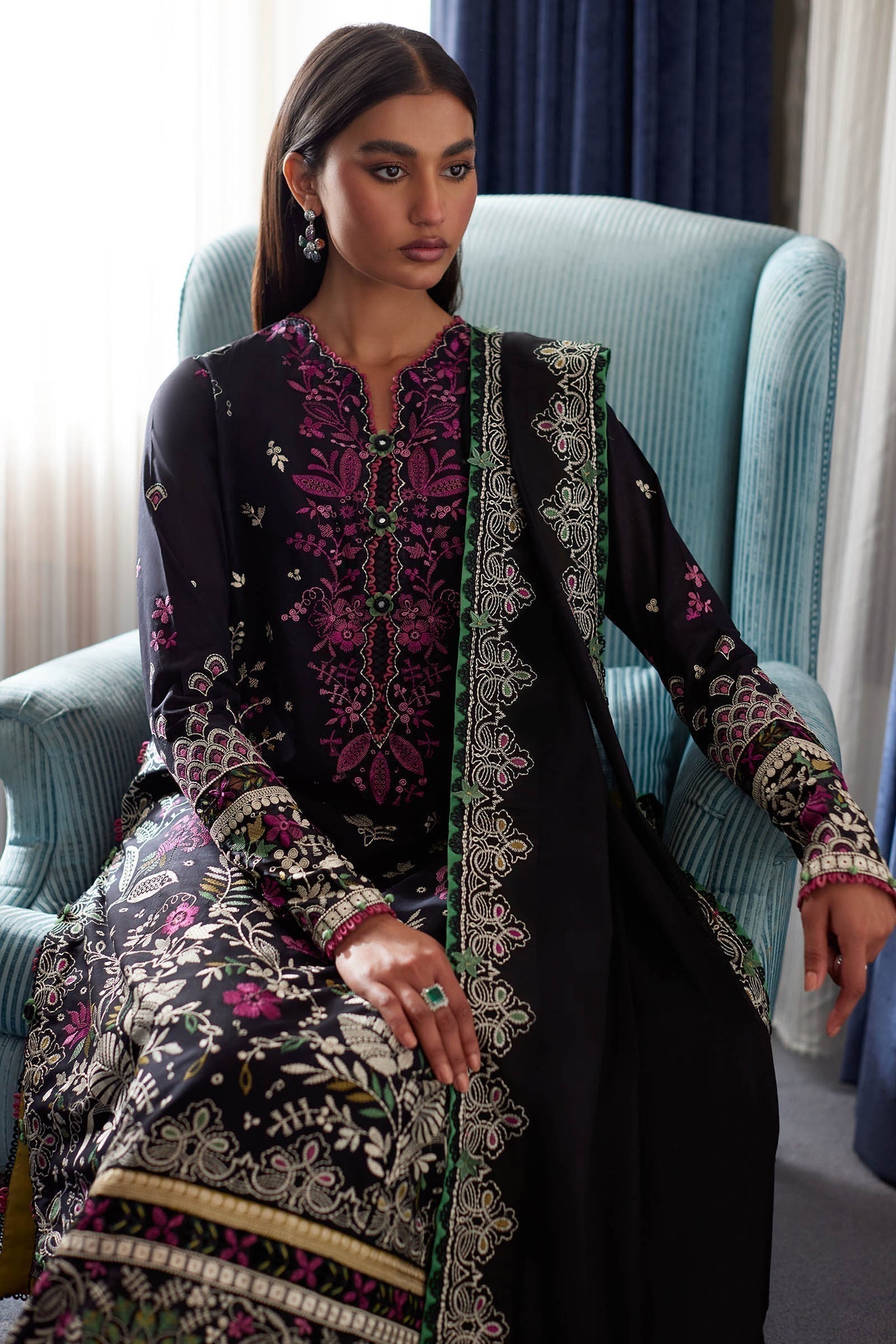 Elan | Lawn24 |QISTINA (EL24-03 B) - House Of Anaya