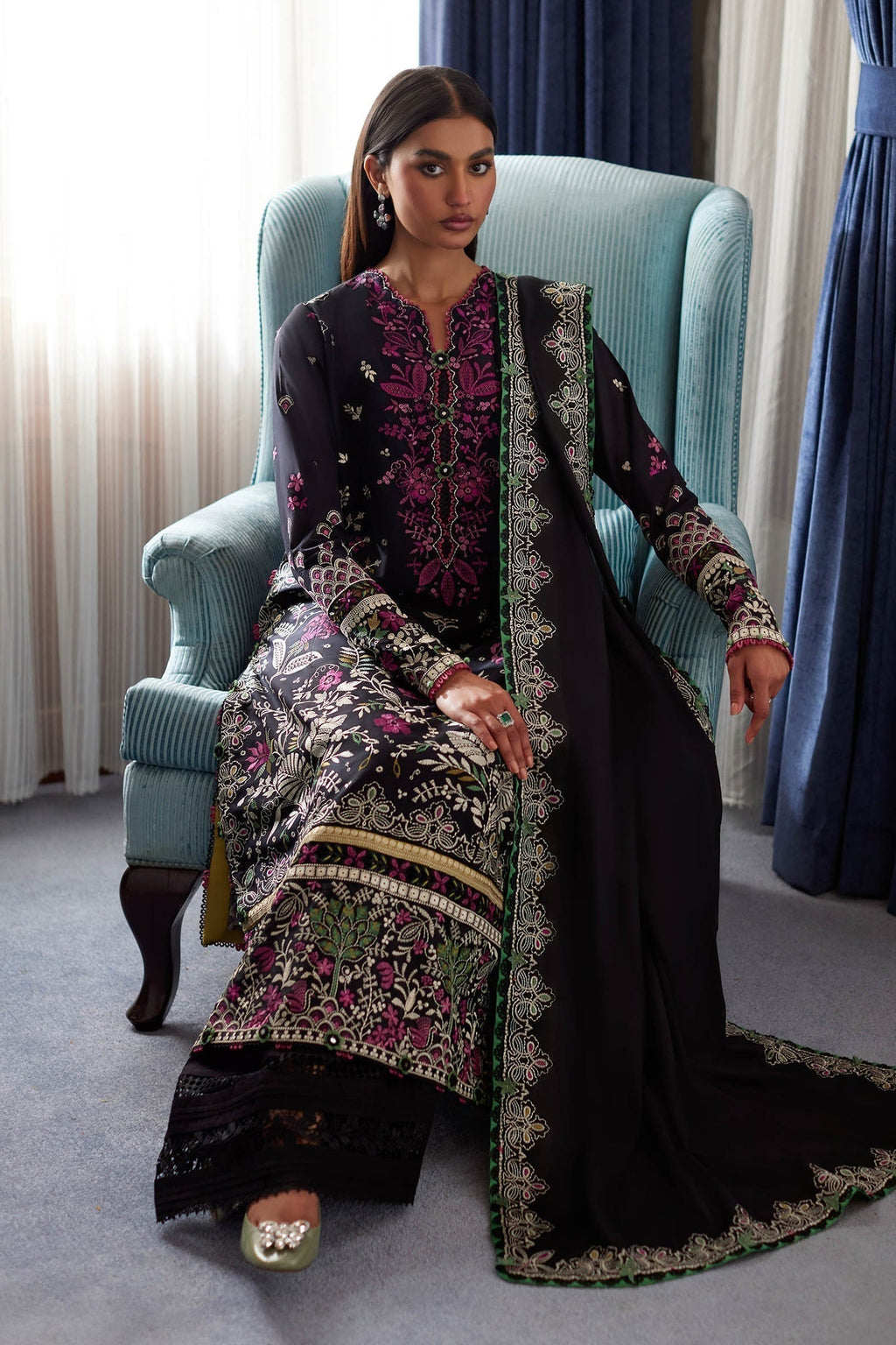Elan | Lawn24 |QISTINA (EL24-03 B) - House Of Anaya