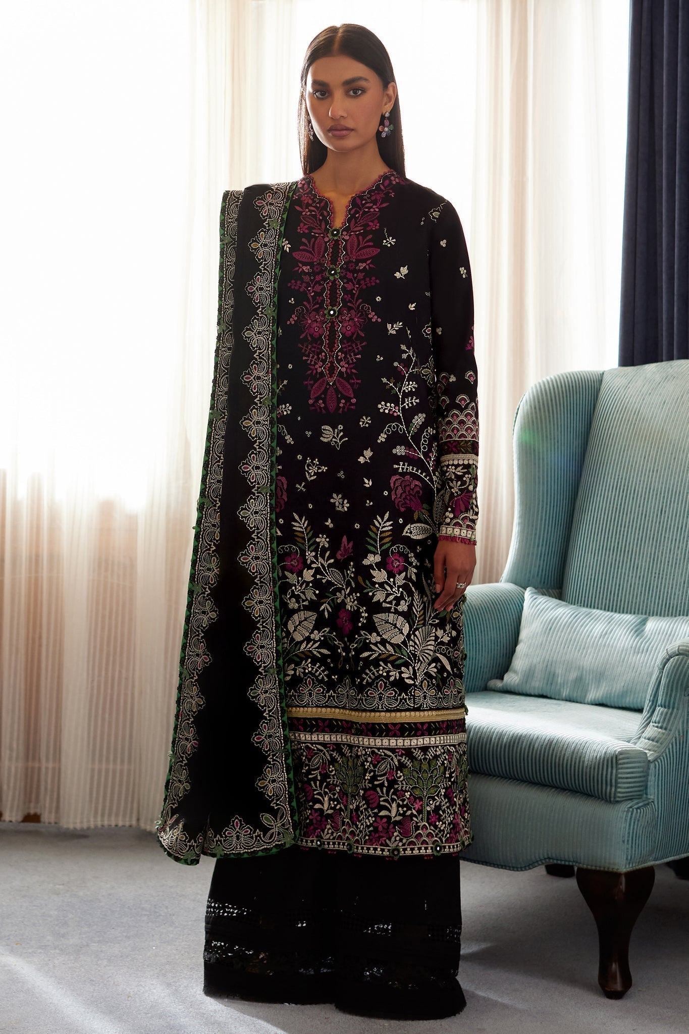 Elan | Lawn24 |QISTINA (EL24-03 B) - House Of Anaya