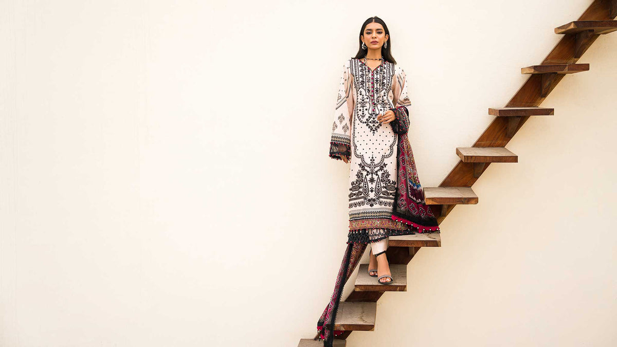 Ellena | Luxury Embroidered Collection | D03 - Riwayat-e-Khas