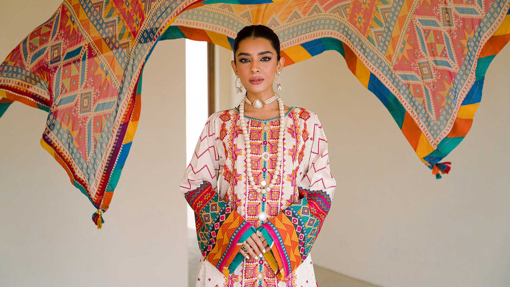 Ellena | Luxury Embroidered Collection | D08 - Riwayat-e-Khas