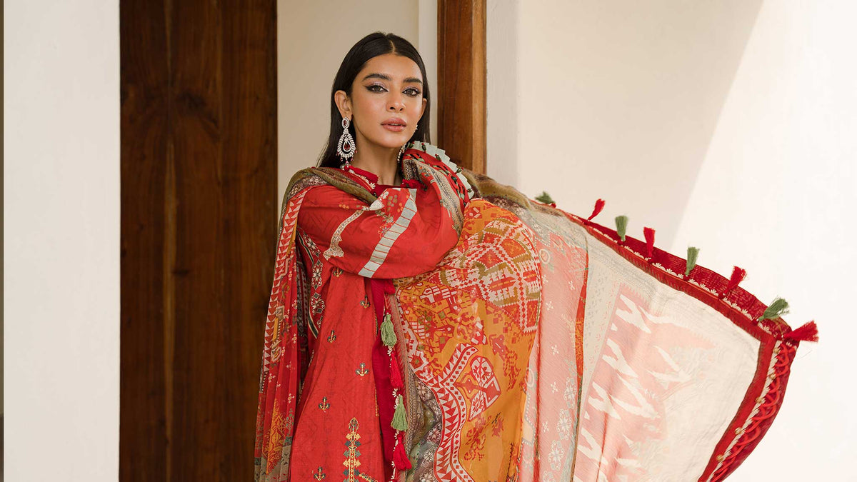 Ellena | Luxury Embroidered Collection | D18 - Riwayat-e-Khas