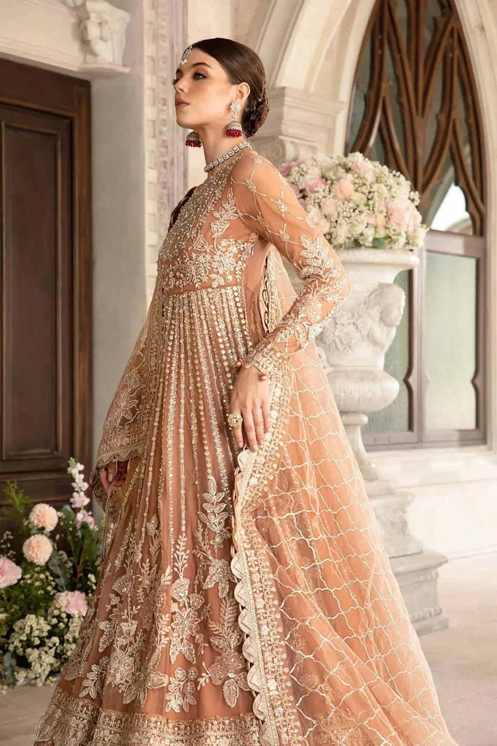Maria B | Mbroidered Fabrics 2024 | BD-2804 - House Of Anaya