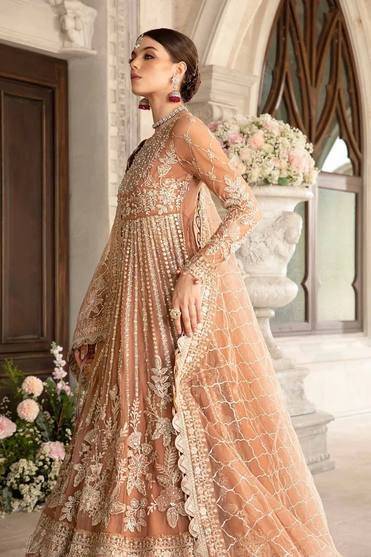 Maria B | Mbroidered Fabrics 2024 | BD-2804 - House Of Anaya