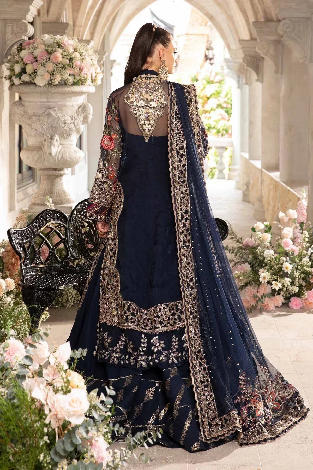 Maria B | Mbroidered Fabrics 2024 | BD-2808 - House Of Anaya