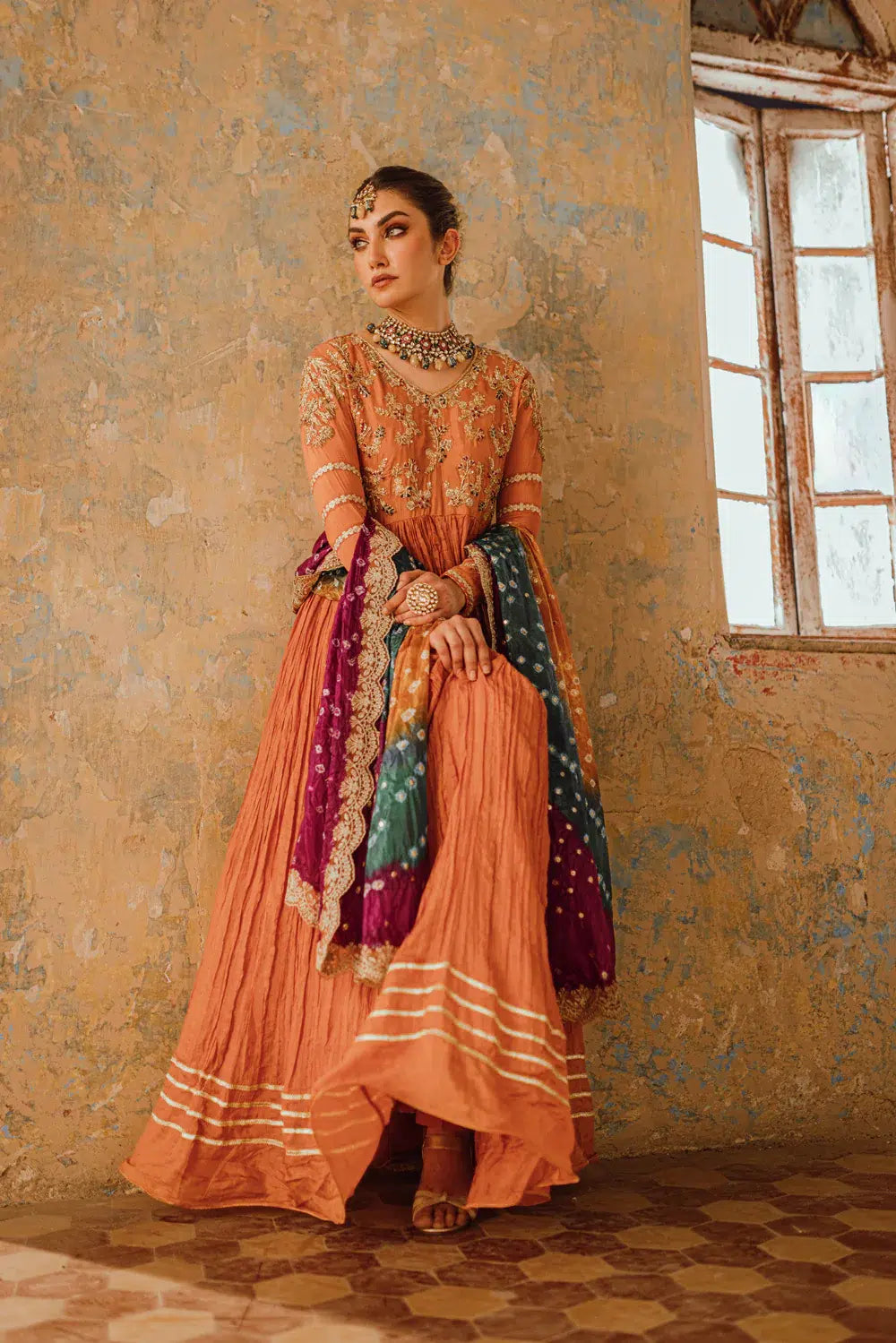 Azure | Embroidered Formals | Embre Blaze - Riwayat-e-Khas