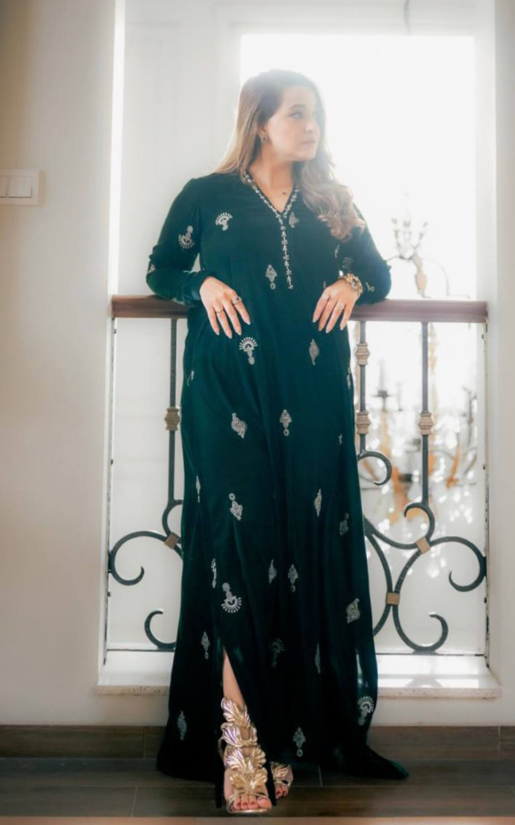 Asifa and Nabeel | zephyr | Emerald Royale Kaftan
