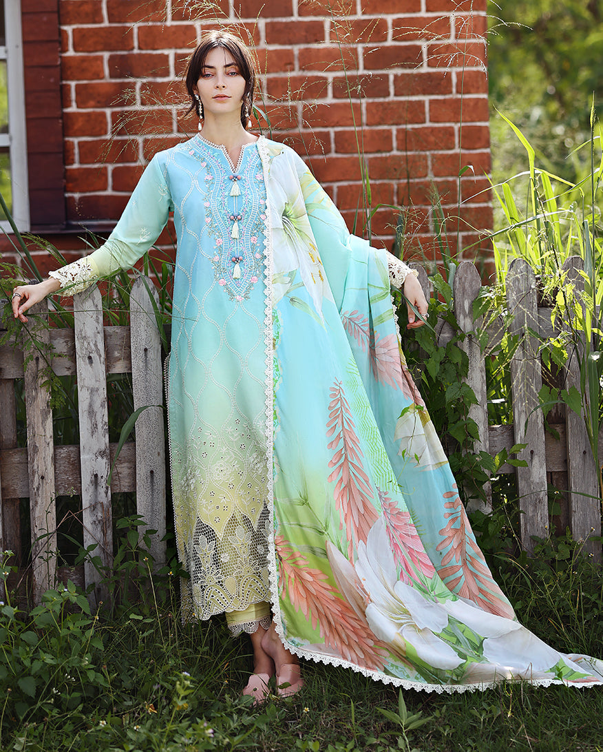 Mushq | Solace | Ombre Chikankari | Ethereal Pause