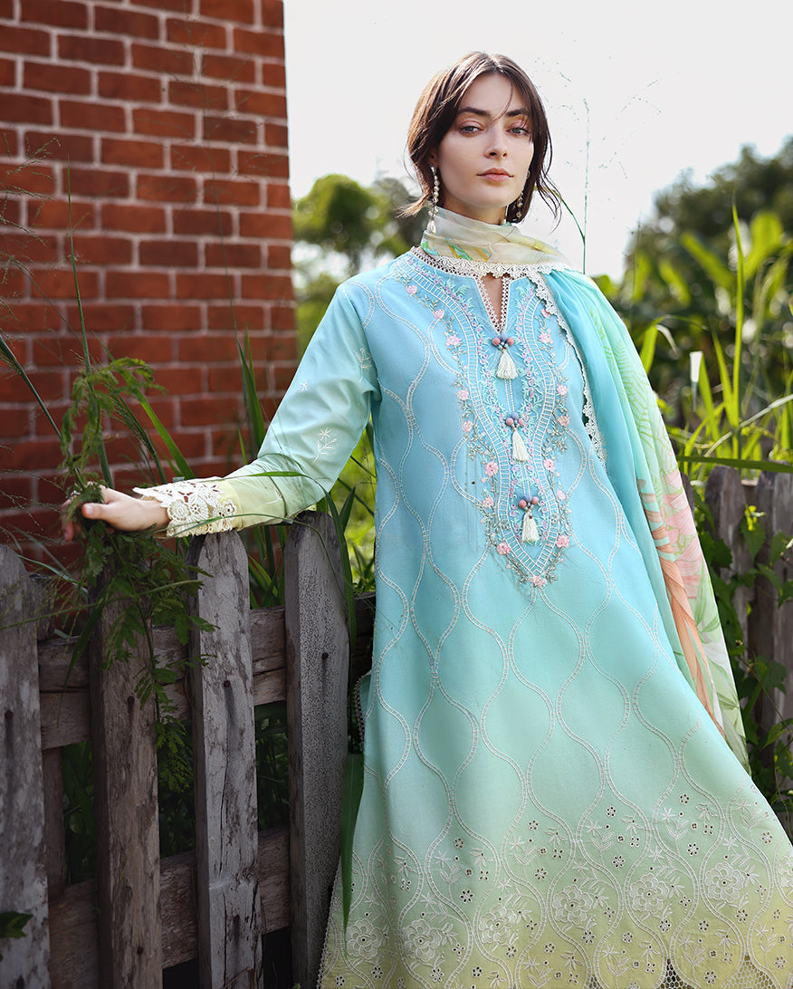 Mushq | Solace | Ombre Chikankari | Ethereal Pause