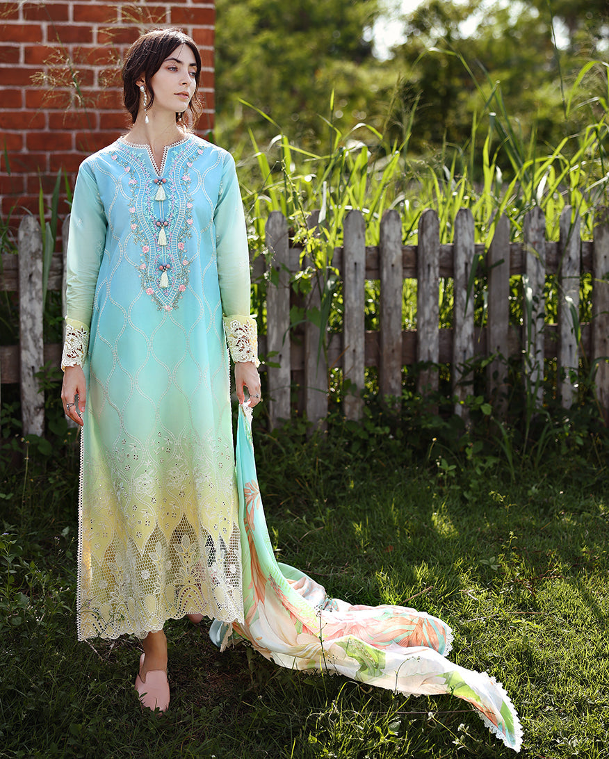 Mushq | Solace | Ombre Chikankari | Ethereal Pause