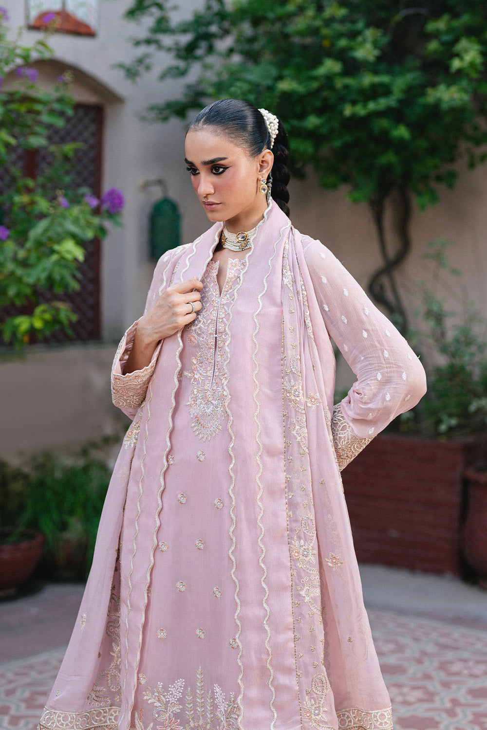 Maryum N Maria | Luxury Stitched | 3 Piece Embroiderd Chiffon GANDHALI - FSU5642