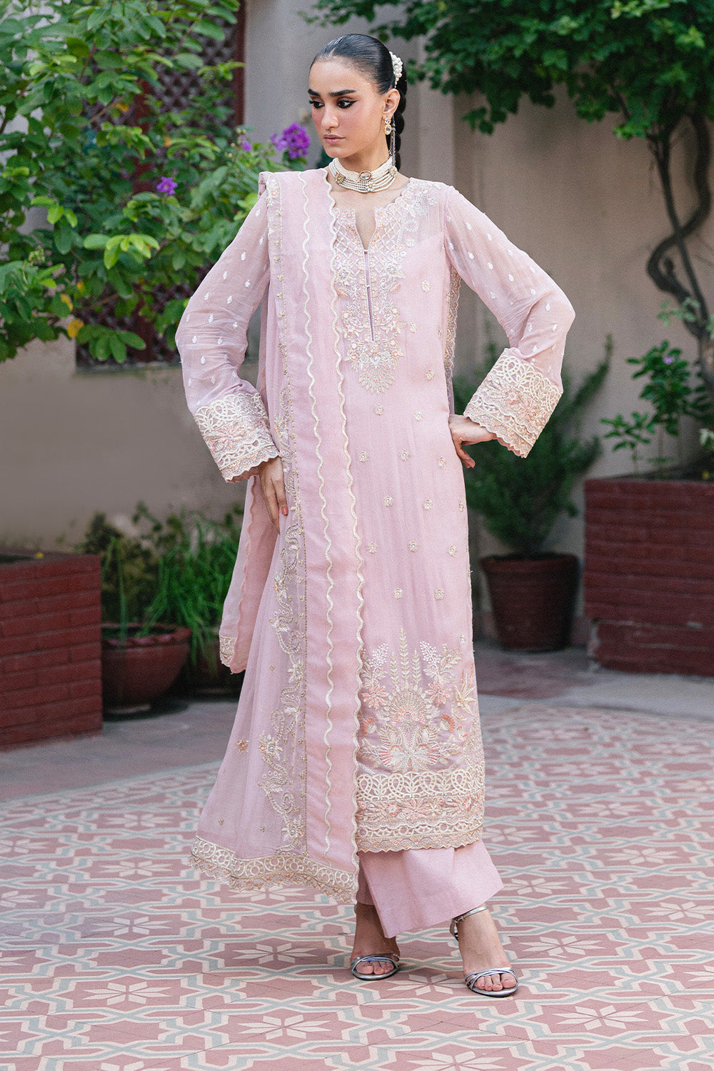 Maryum N Maria | Luxury Stitched | 3 Piece Embroiderd Chiffon GANDHALI - FSU5642
