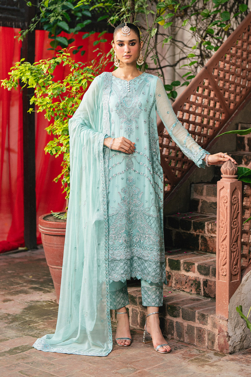 Maryum N Maria | Luxury Stitched | 3 Piece Embroiderd Chiffon GARTHIKA - FSU5646