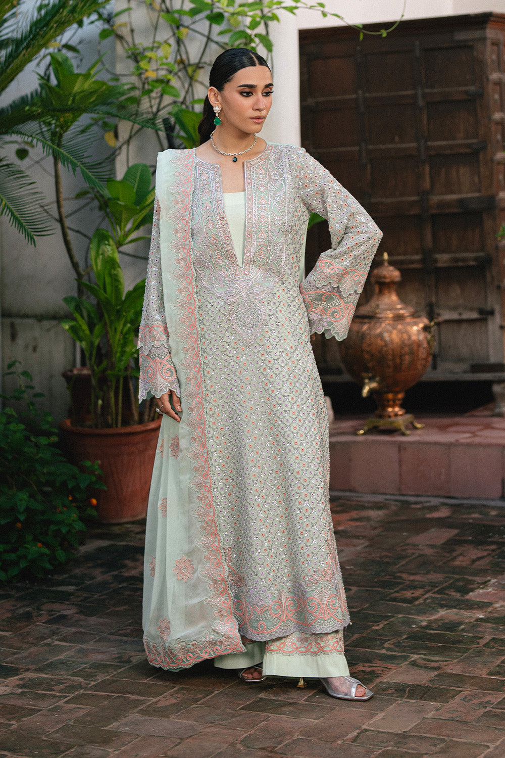 Maryum N Maria | Luxury Stitched | 3 Piece Embroidered Chiffon TATIANA - FSU5652