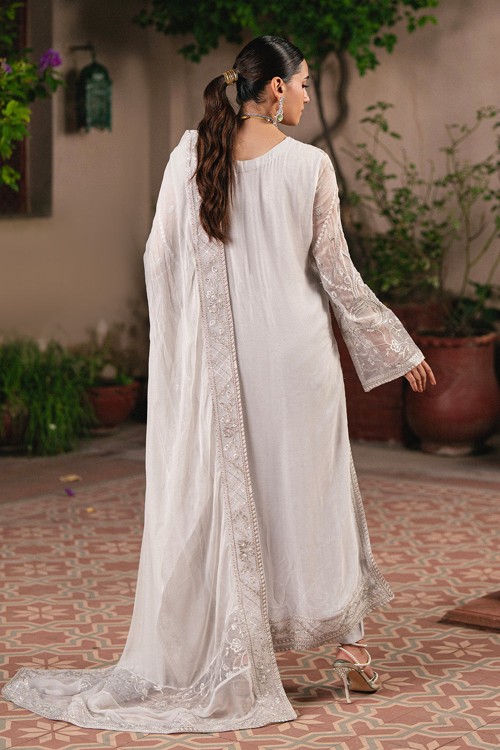 Maryum N Maria | Luxury Stitched | 3 Piece Embroidered Chiffon FAINA - FSU5656