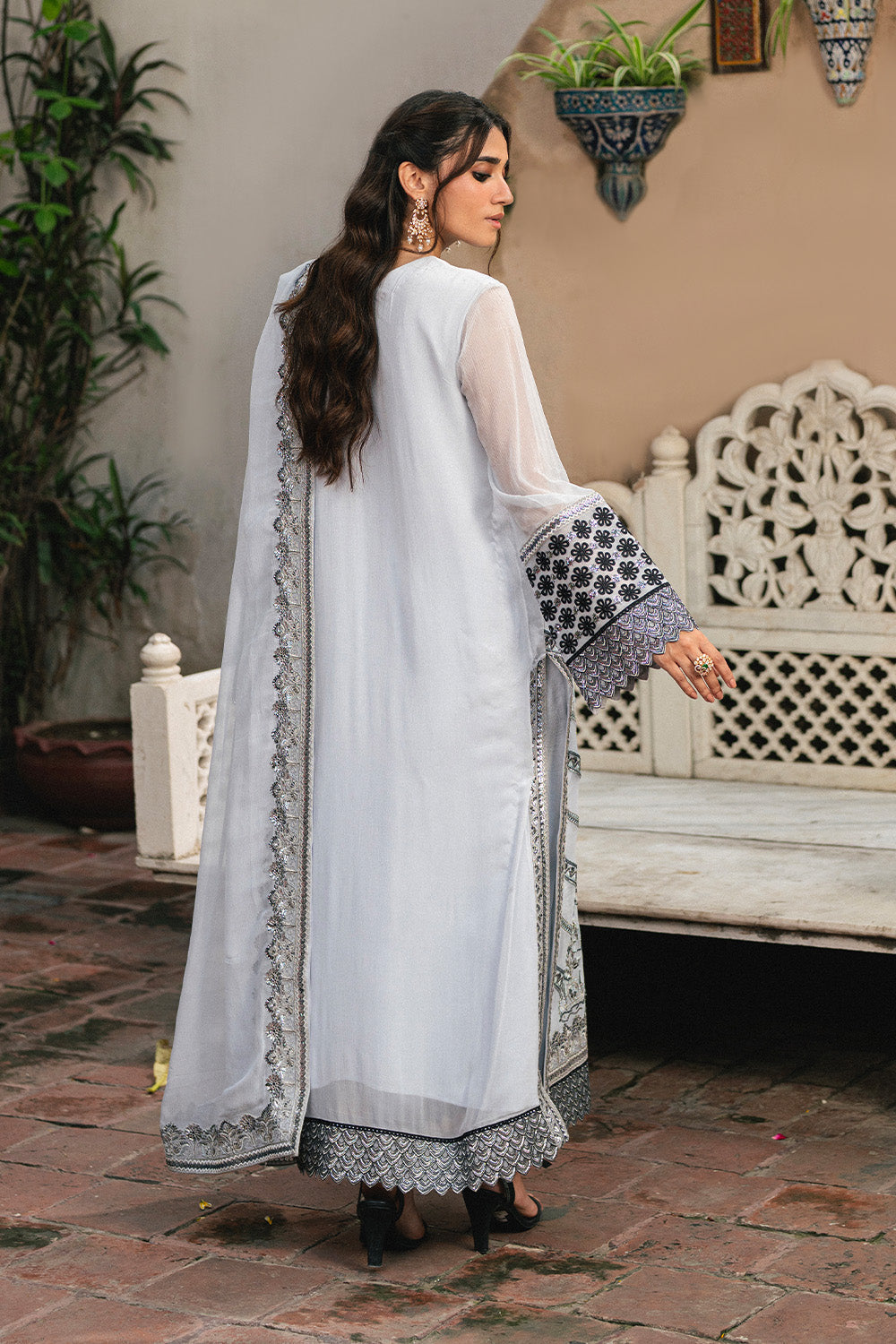 Maryum N Maria | Luxury Stitched | 3 Piece Embroidered Chiffon LILIYA - FSU5657