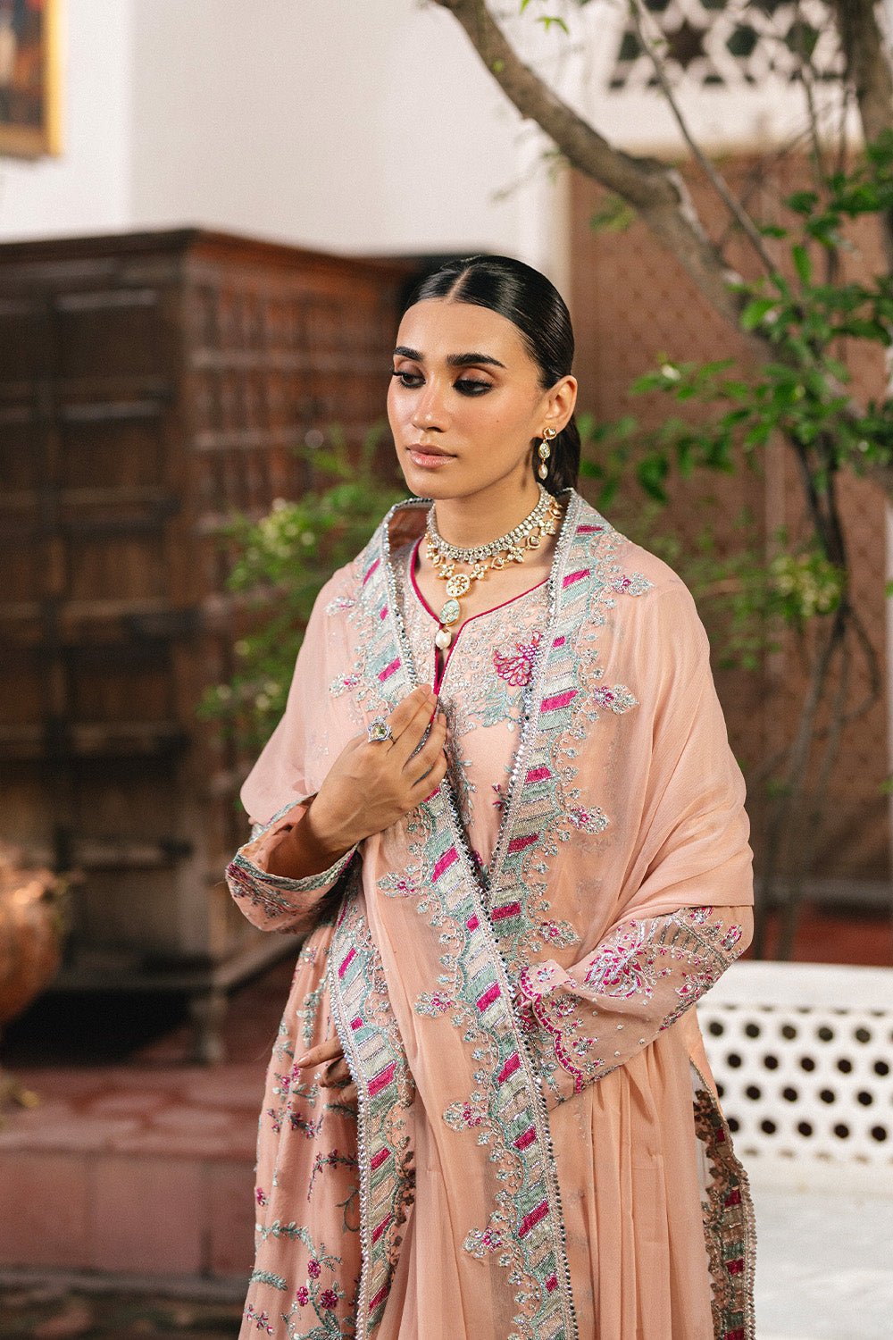 Maryum N Maria | Luxury Stitched | 3 Piece Embroidered Chiffon ANYA - FSU5659
