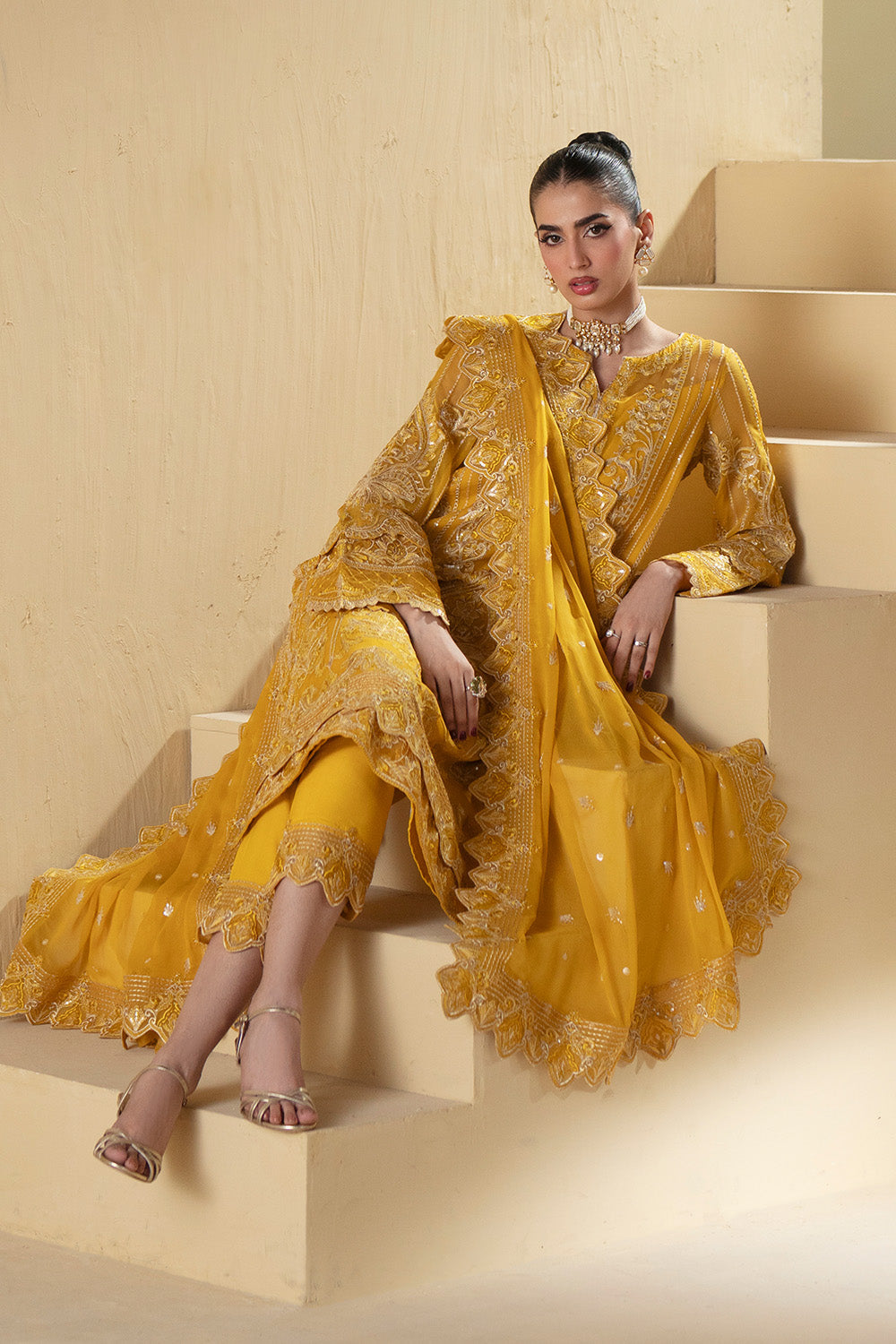 Maryum N Maria | Luxury Stitched | 3 Piece Embroiderd Chiffon ANIPPE - FSU5660
