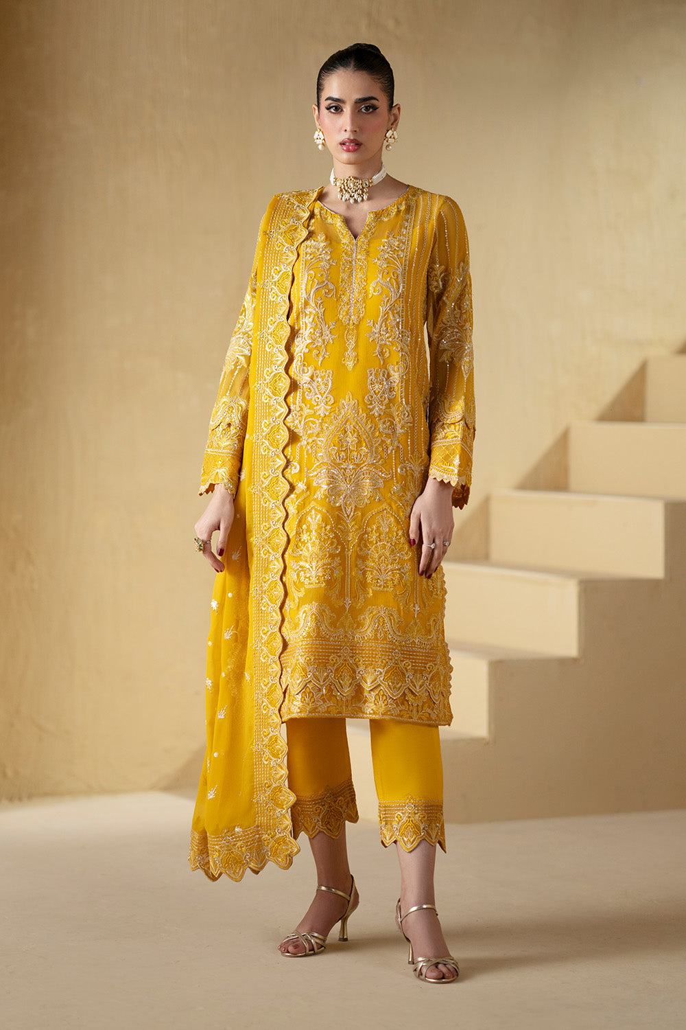 Maryum N Maria | Luxury Stitched | 3 Piece Embroiderd Chiffon ANIPPE - FSU5660