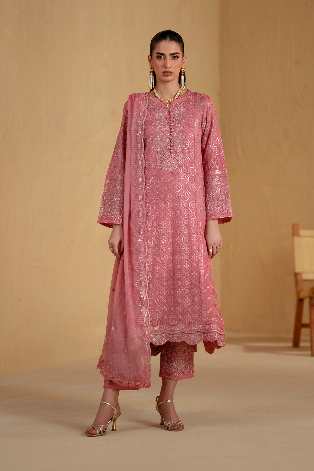 Maryum N Maria | Luxury Stitched | 3 Piece Embroiderd Chiffon NUBIA - FSU5662